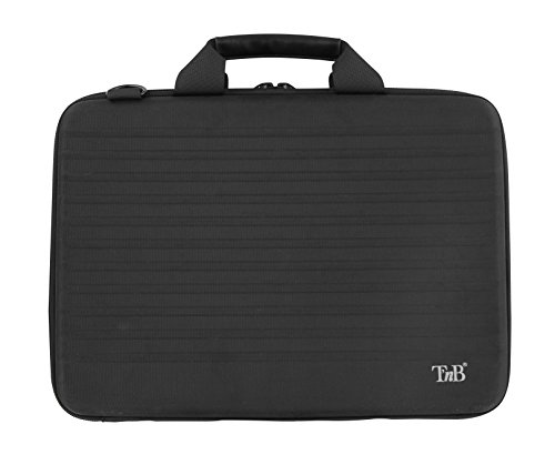 Funda para laptop acolchada T'NB slshellbk13 de 13,3 pulgadas antiarañazos negra
