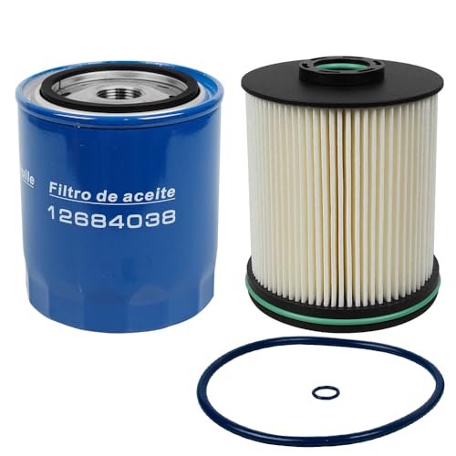 6.6L Duramax Diesel Engine Kit-TP1015 PF26 Fuel filter Oil filter Compatible with 2020-2024 GMC/Chevy 2500HD 3500HD Replace 22937279 23456595 23304096 WL10454 PF26F 19419485 12684038