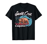 Bear on the surfboard California City Santa Cruz T-Shirt