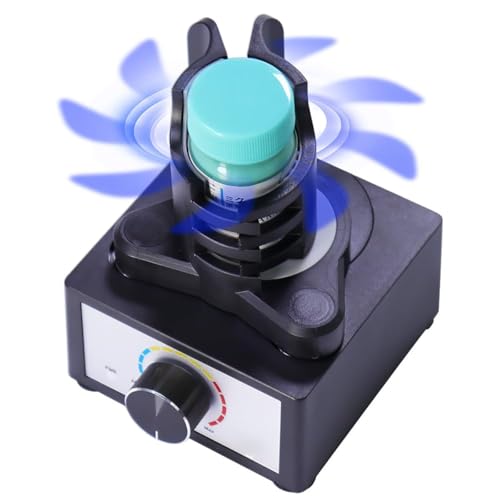 Mini mezclador Vortex, funcionamiento manos libres con 3 velocidades ajustables, 300 ~ 2400 rpm, ideal para mezclar pintura, esmalte de uñas, muestras de laboratorio, pinturas acrílicas y adhesivos de