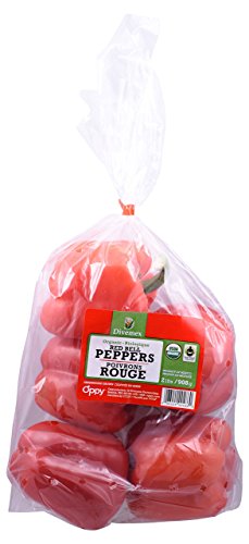 OPPY Organic Red Bell Peppers 2lb, 32 OZ