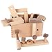 Jouet de boîte à Outils de Menuisier, kit d'outils pour Enfants d'entretien de hêtre Assemblage Multifonctionnel démontage Jouet de boîte à Outils de Menuisier d'éducation précoce