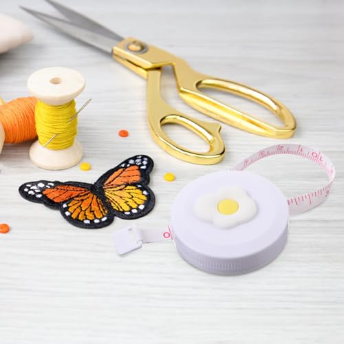 Cinta métrica retráctil mini flexible con bloqueo 2 pcs miniatura 7