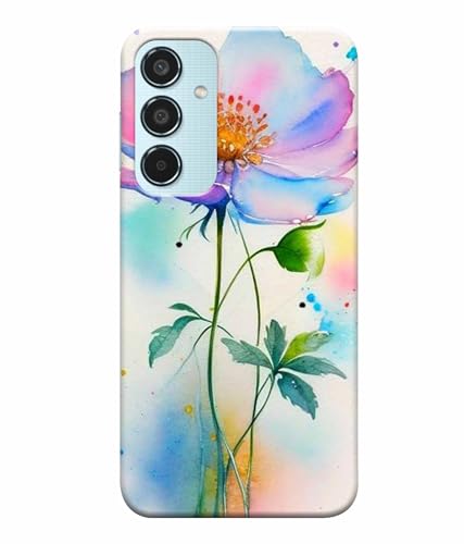 Image of Printed Hard Back Case Cover & Compatible for Samsung Galaxy M35 5G | Samsung M35 5G | Rose Painting Art (Multicolor) - D1204