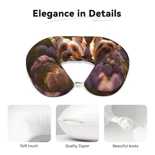 Almohada de Viaje de Espuma Viscoelástica Negra miniatura 4