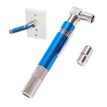 Coaxial Pocket Toner Pocket Continuity TesterTracer and Toner with Light&Buzzer Voltage Toner and Barrel Connector Bundle for Testing Coax Cable, RG6, RG59, CATV Wire Tracer