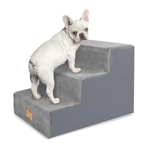 Nepfaivy Foam Dog Steps for Beds Cover