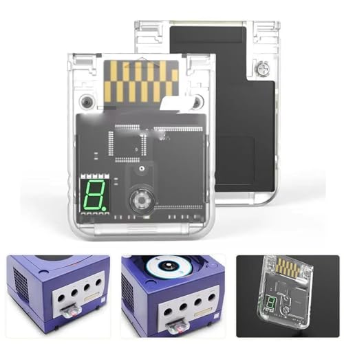 Plyisty Tarjeta de Memoria de 128 MB para RVL 001, con 8 Tarjetas Virtuales de 16 MB, Pantalla Digital LED para Guardar Juegos - imagen 7