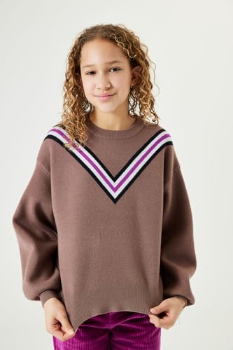 Pull Garcia fille pull hiver chaud en tricot pour enfant