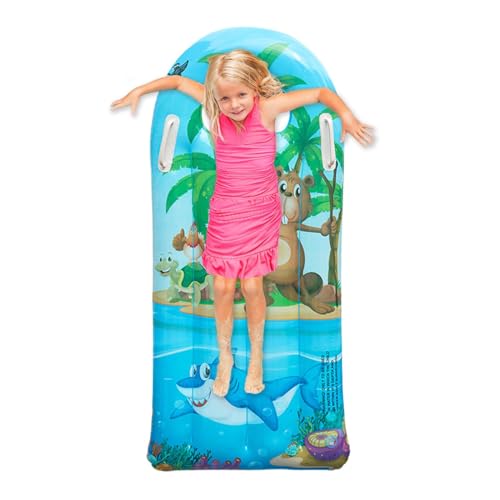 Tablas flotantes para piscina, tabla flotante de surf – Bodyboard flotante con asas | Tabla de agua de piscina portátil con asas, para piscina y playa