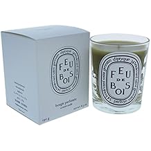 Diptyque Feu de bois Candle, 6.5 oz, Red, 3.5" Tall x 3" Diameter