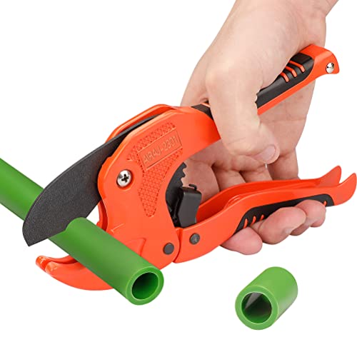 AIRAJ Plastic Pipe Cutter, PVC Cutter Ratchet Type Pipe Cutter,for Cutting Outer Diameter 42 mm PEX, PVC and PPR Plastic Hoses Premium Plastic Pipe Shear, Suitable for Household, Maintenance Workers 9 AIRAJ Plastic Pipe Cutter, PVC Cutter Ratchet Type Pipe Cutter,for Cutting Outer Diameter 42 mm PEX, PVC and PPR Plastic Hoses Premium Plastic Pipe Shear, Suitable for Household, Maintenance Workers - Image 9