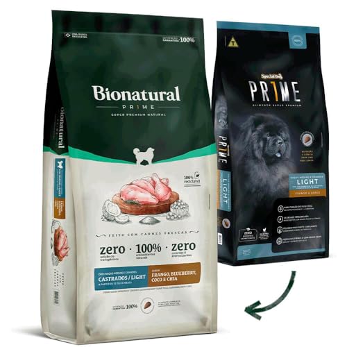 Bionatural Prime - Frango Cães De Raças Méd/Grand Castrados ou Light 15kg