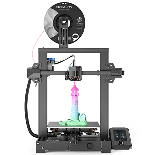 Imprimante 3D Creality Ender 3 V2 Neo avec Mise à Niveau Automatique CR Touch, extrudeuse entièrement métallique, Plate-Forme en Acier à Ressort PC 220×220×250mm