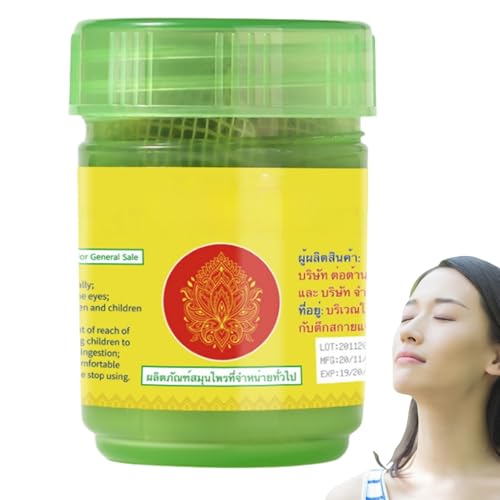 Thai Herbal Inhaler Thailand Inhaler Blocked Nose Relief Congestion Relief Thai Smelling Herb Thai Natural Herb Inhaler Aromatherapy Inhaler Nasal Moisturizer Nasal Cream Easy to Breathe
