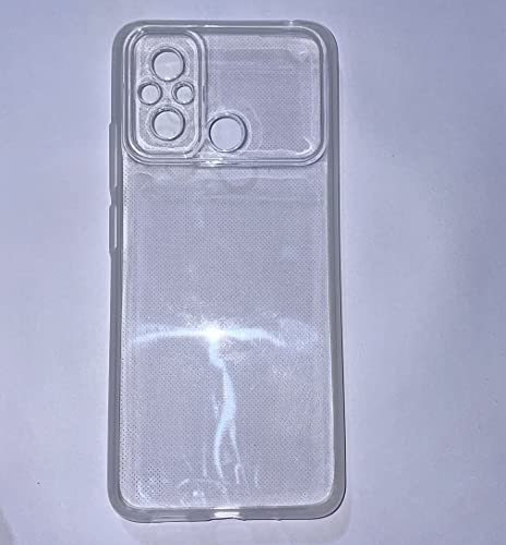 Image of COVERBLACK Rubber Back Cover for Mi MZB0DDPIN / Poco C55 / Poco C55 - Transparent