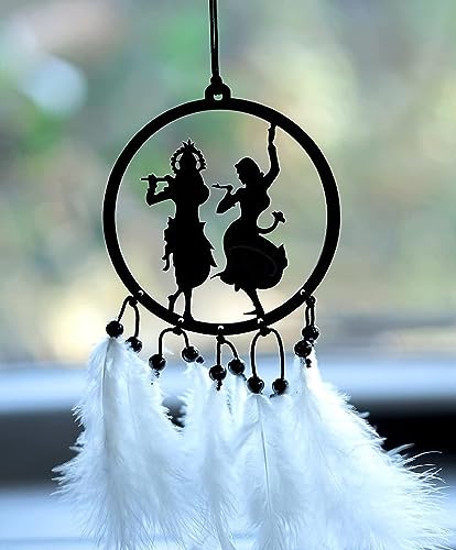 Image of Spiritual Car Hanging Accessories: Elevate Car, Home, and Office Decor with Divine God Elegance (Krishna)