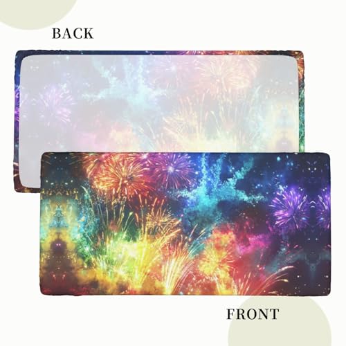 Nappe feux d'artifice colorée imperméable lavable table 1.5m extérieur - 5