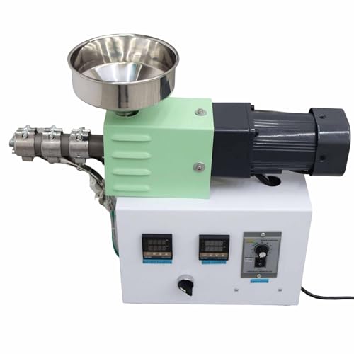 TECHTONGDA Filament Extruder ABS PEEK PLA Plastic Pressing Machine Single Screw Rod 0.1inch Diameter