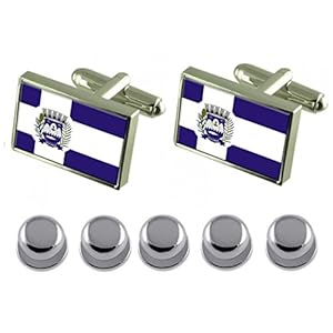 Select Gifts Hemdjurk Studs Piuma City Espirito Santo State Flag Manchetknopen