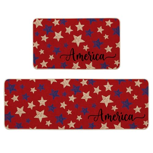 Artoid Mode Red Stars America Patriotic 4th of July Kitchen