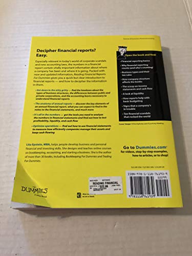 Reading Financial Reports for Dummies