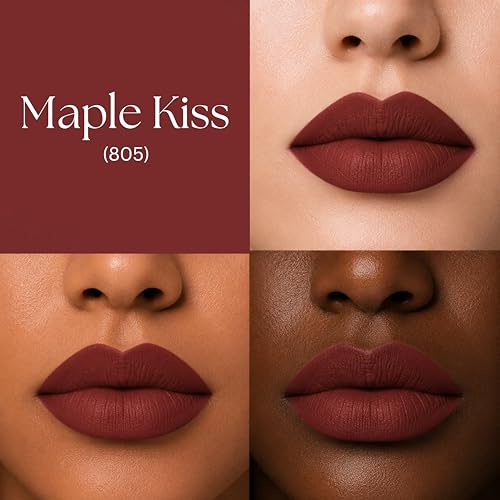 Image of BARELOVE SLAY All Day Non-Drying Liquid Lipstick for Women with Matte Finish One Swipe Application | Highly Pigmented |Smooth Glide Formula | Long Lasting | Transferproof | 12 ml | 805-Maple Kiss