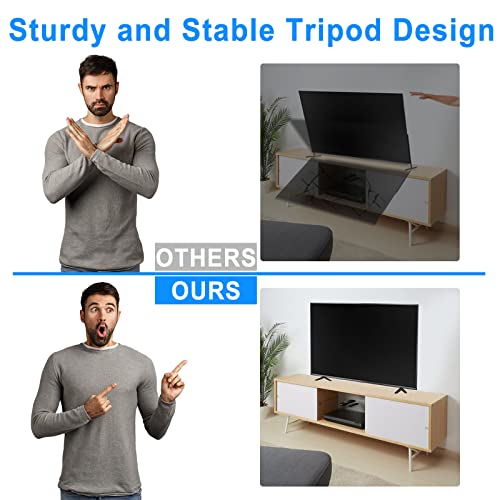 Upgraded TV Legs for TCL Roku TVs 32\" 40\" 43\" 49\" 50\" 55\" Hole - TV Base Stand for TCL Roku TV Stand Legs Replacement TV Feet with Screw Kits Easy to Install