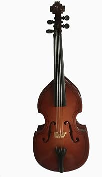 ALANO Mini Model Acoustic Guitar Bass Music 16cm Miniature Christmas Tree Pendant Decoration Musical Instrument Copy Gift Christmas Ornament Party Decoration