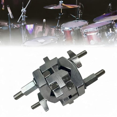 Abrazadera para soporte de platillo DYNWAVE, abrazadera para batería y platillo, extensión fácil de instalar, ligera, accesorio para instrumentos musicales miniatura 4