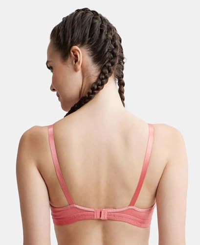 Image of Jockey 1581 Women Wirefree Non Padded Super Combed Cotton Elastane Stretch Everyday Bra with Ultrasoft and Durable Underband