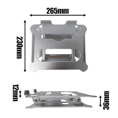 Base ajustable de aluminio para laptop hasta 16 pulgadas miniatura 3
