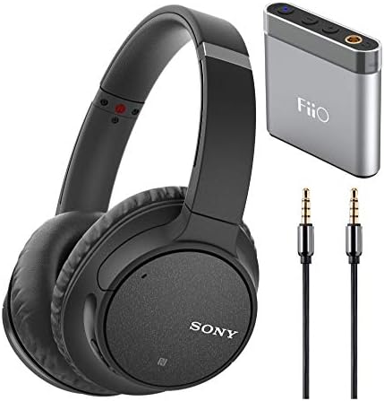 قیمت و خرید Sony WH-CH700N Wireless Noise Canceling Headphones (Black) with  FiiO A1 Silver Portable Amp Bundle برند Sony | مالتینا