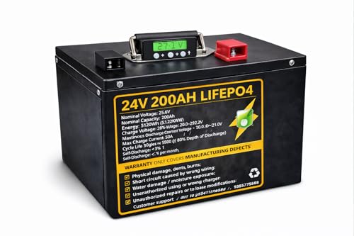 Image of Life Po4 12V 100Ah / 12V200AH / 24V100AH / 24V200AH Lithium Phosphate Battery Pack with BMS Protection Metal Box (Normal BMS) (12v 100Amp) with Digital Battery Indicator