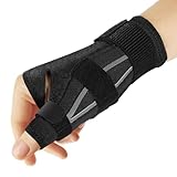 UniSolTek Thumb Brace Ergonomical Right or Left Hand, Thumb Spica Splint Thumb Splint for Trigger Thumb，Thumb Support for Tenosynovitis De Quervains, CMC Pain Relief(White S/M)