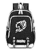 Produktbild RuiHai Trading Rucksack mit LED-Beleuchtung und Oxford-Gewebe, lässiger Rucksack, Laptoprucksack mit USB-Ladeanschluss, Tagesrucksack, Rucksack, College-Tasche