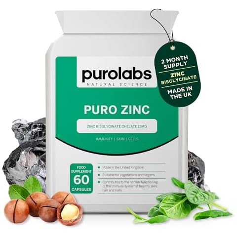 Purolabs High Strength Zinc Supplement 15mg Cover