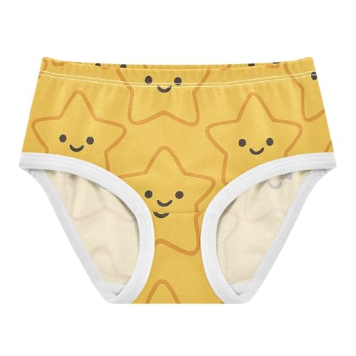 Girls' Triangle Panties Comfort Underwear for Baby Girls Stars Pattern