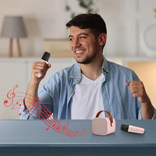 Shakven Máquina de karaokê para crianças,Mini máquina de karaokê | máquina de cantar portát com micr
