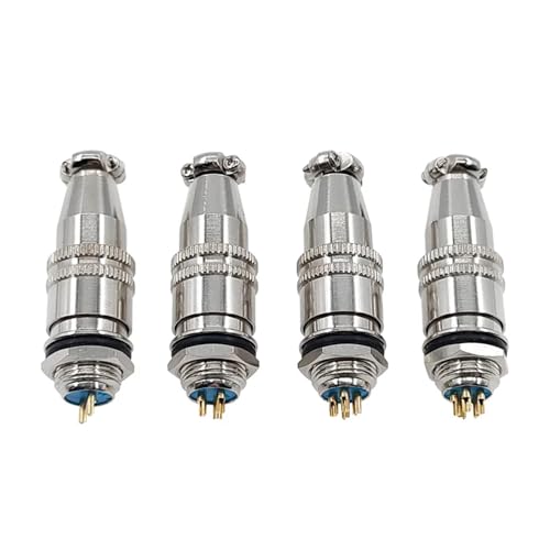 Connecteurs XS10-3 broches push-pull plaqués or pour liaisons électriques haute fidélité