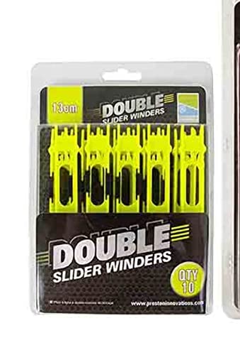 Preston Innovations Double Slider Winders (13cm Yellow)