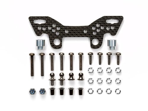 TT-02 Pont d'amortisseur arrière carbone Tamiya 54640 haut de gamme pour châssis RC