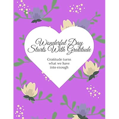 Wonderful Day Starts With Gratitude / Gratitude Journal For Kids