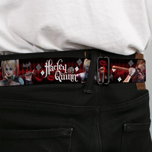Cinturón Harley Quinn con hebilla de cinturón de seguridad original de Buckle-Down 4