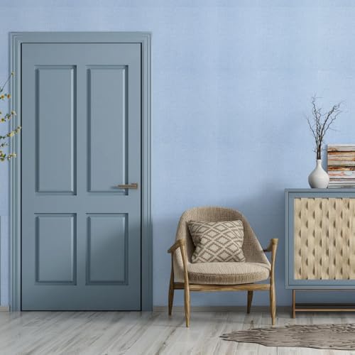 lenify Blue Grasscloth Wallpaper Peel and Stick Wallpaper Textured Contact Paper 15.7inch x 118.1inch Faux Linen Wallpaper Vintage Grasscloth Contact Paper Self Adhesive Removable Wallpaper Vinyl