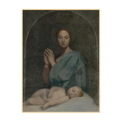 Affiche tableau esthétique Ingres sur bâche de qualité supérieure 60x80 - 3