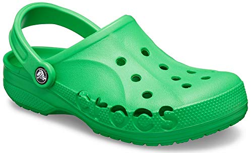 Image of Crocs Men's and Women's Slip-On Baya Clog, Grass Green, 5 Women /7 Men