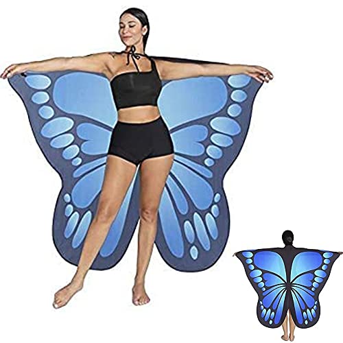 cuteDIY Schmetterling Kostüm Damen Tierkostüm Erwachsene Schmetterlingsflügel Verkleidung Cover