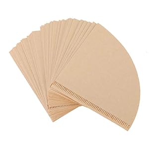 Socobeta Veilige Koffiefilter Papier Beschikbare Koffiefilter 40Pcs voor Cappuccino voor Thuis