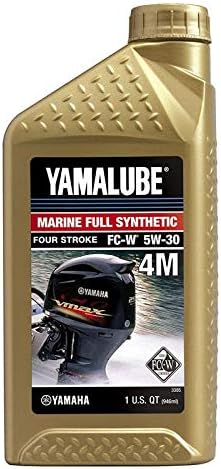 Yamaha Yamalube 4-Stroke 5W-30 Outboard Engine Oil- 1 Quart, #LUB-05W30-FC-12